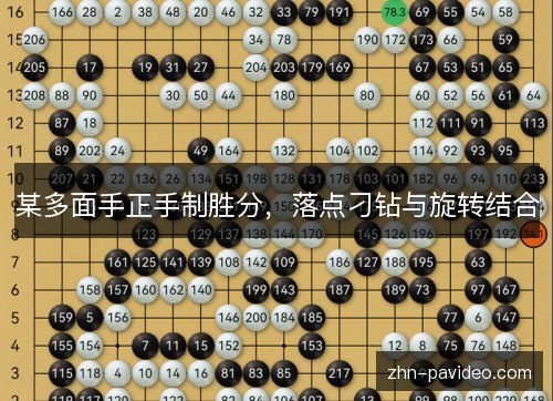 某多面手正手制胜分，落点刁钻与旋转结合